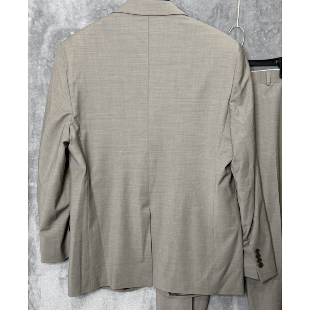 B by BROOKS BROTHERS Tan Beige 48L 38X30 Blazer Pants Classic - Picture 11 of 14
